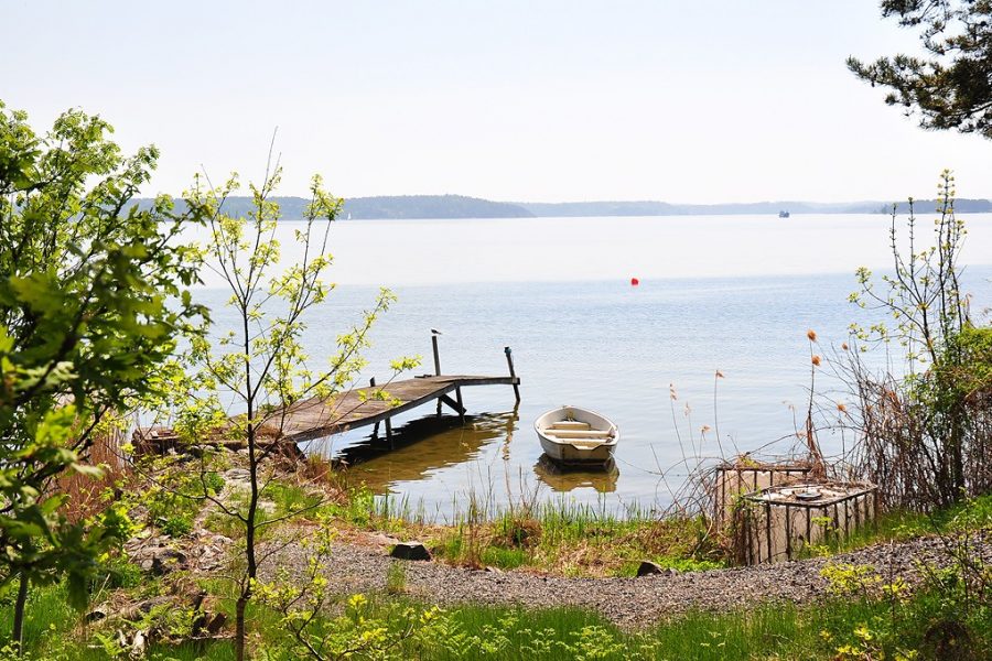 Sweden-view-boat-sea-summer