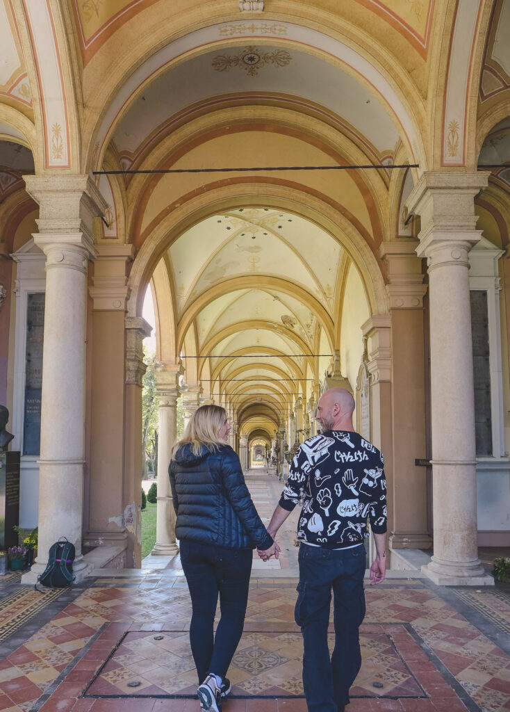 The beautiful Arcade at Mirogoj Cemetery