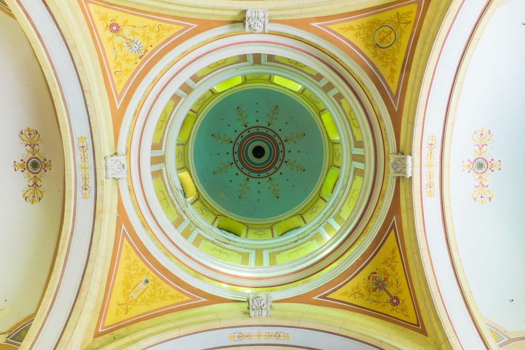 Ceiling of the arcade at Mirogoj Cemetery