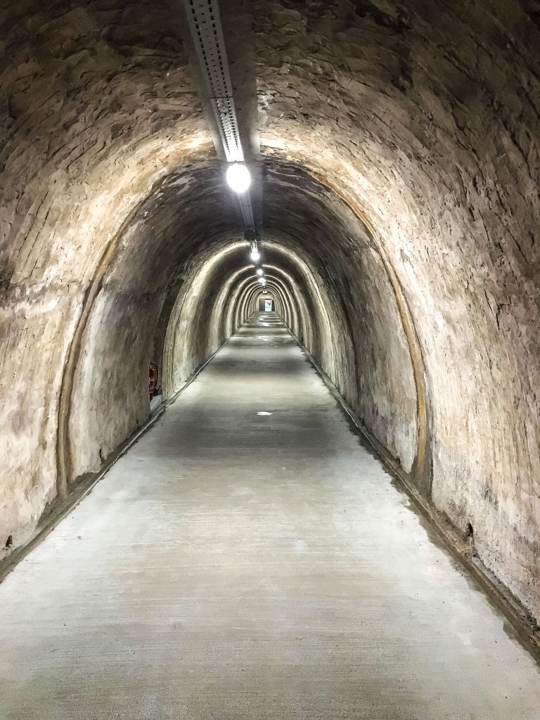 Inside Tunnel Grič