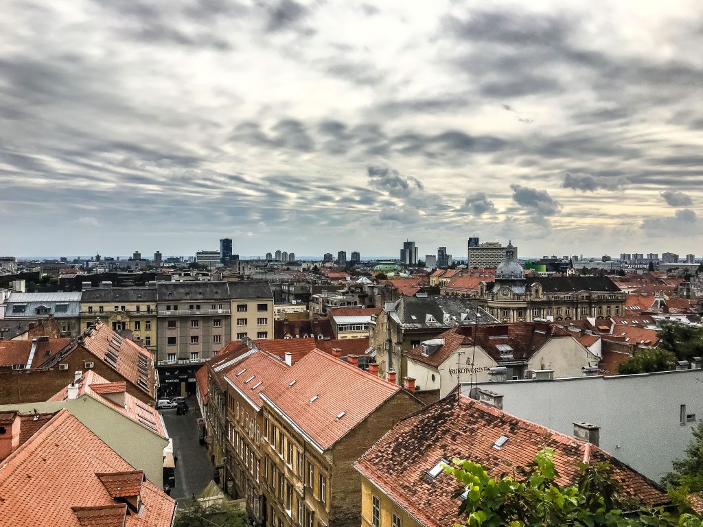 Beautiful views over Zagreb