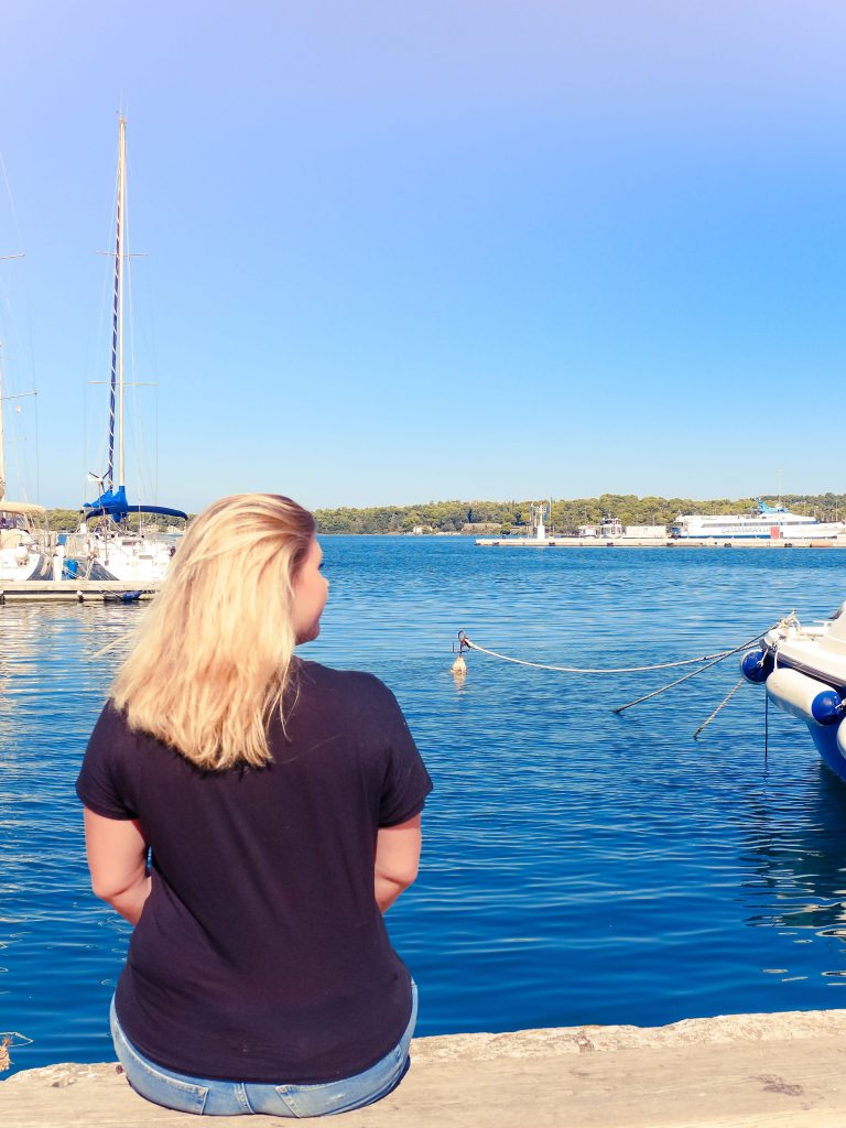 By the harbour in Pula