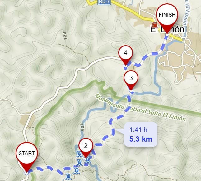 Hiking Route to El Limon