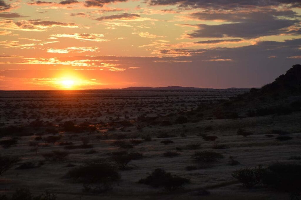 Namibia sunsets are to die for