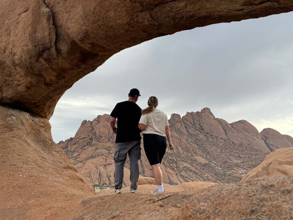 Spitzkoppe stone arch