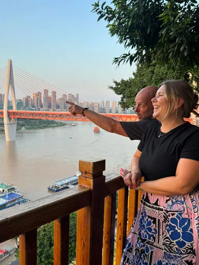 Sam & Livia in Chongqing China