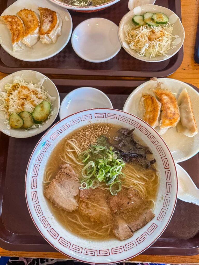 Lunchtime special at Gyoza Ittetsu