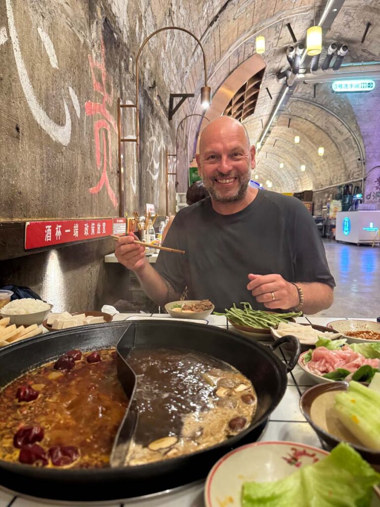 Chongqing Bomb Shelter Hot Pot