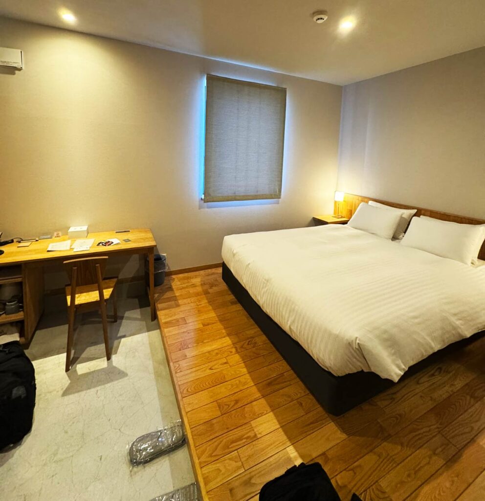 Our room at Mascos Hotel, Masuda