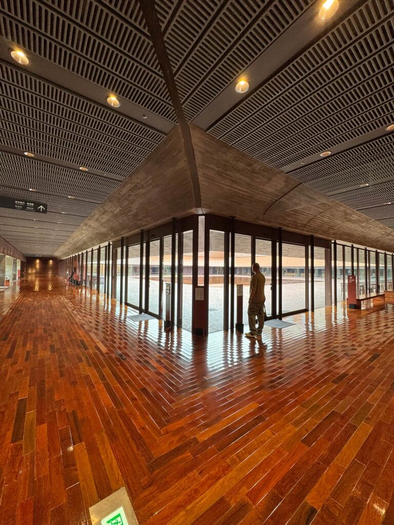 Inside the Iwami Art Museum, Masuda