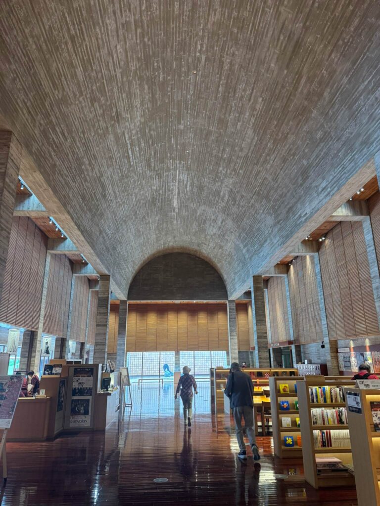 Inside the Iwami Art Museum, Masuda