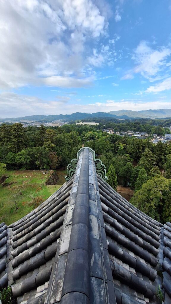 View from the top of Matsue Castle