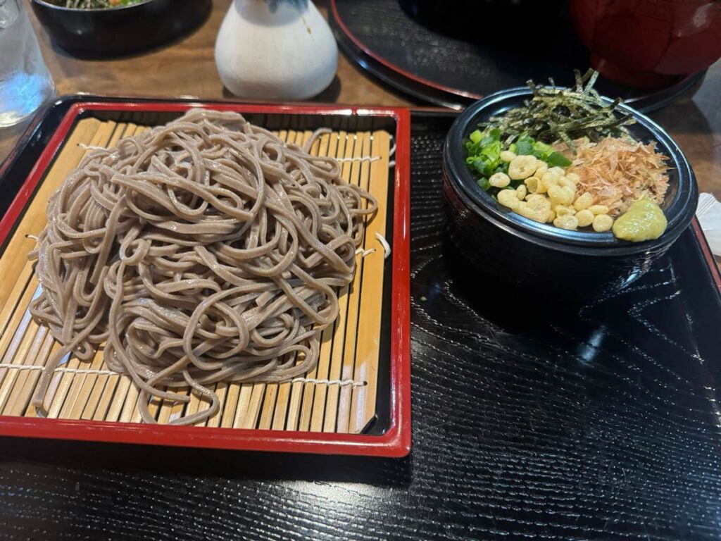 Cold Soba Noodles at Mingei Sabo Sasaki