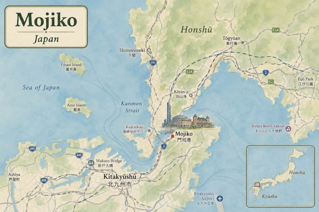 Mojiko Map