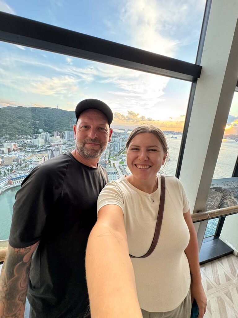 Views from the top of the Mojiko Retro Observation Gallery