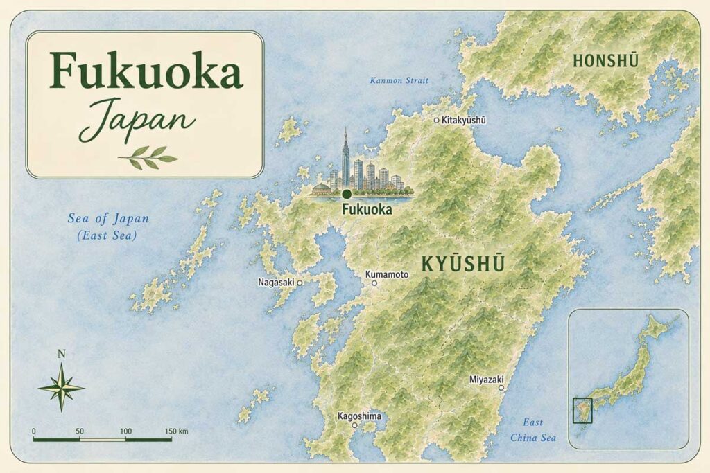 Fukuoka Map
