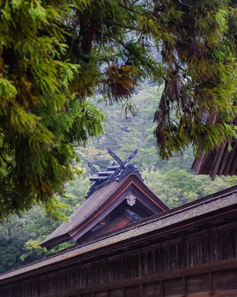 Even on a rainly day Izumo Taisha is extraordinarily beautiful