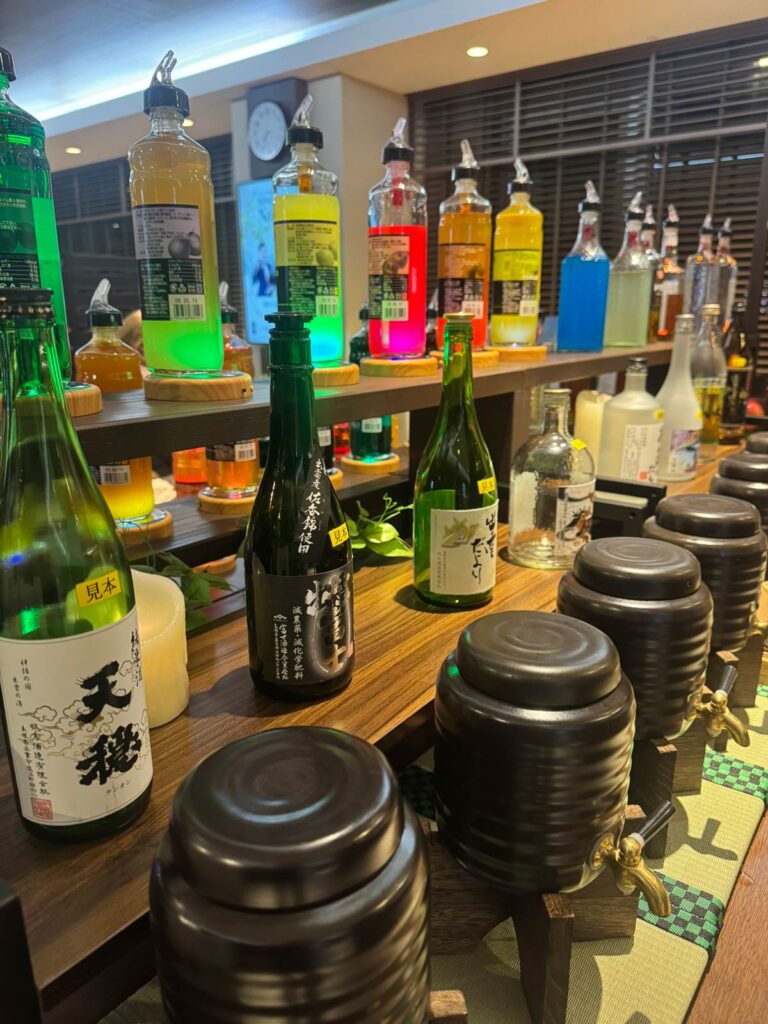 Free drinks bar at Super Hotel Izumo Ekimae