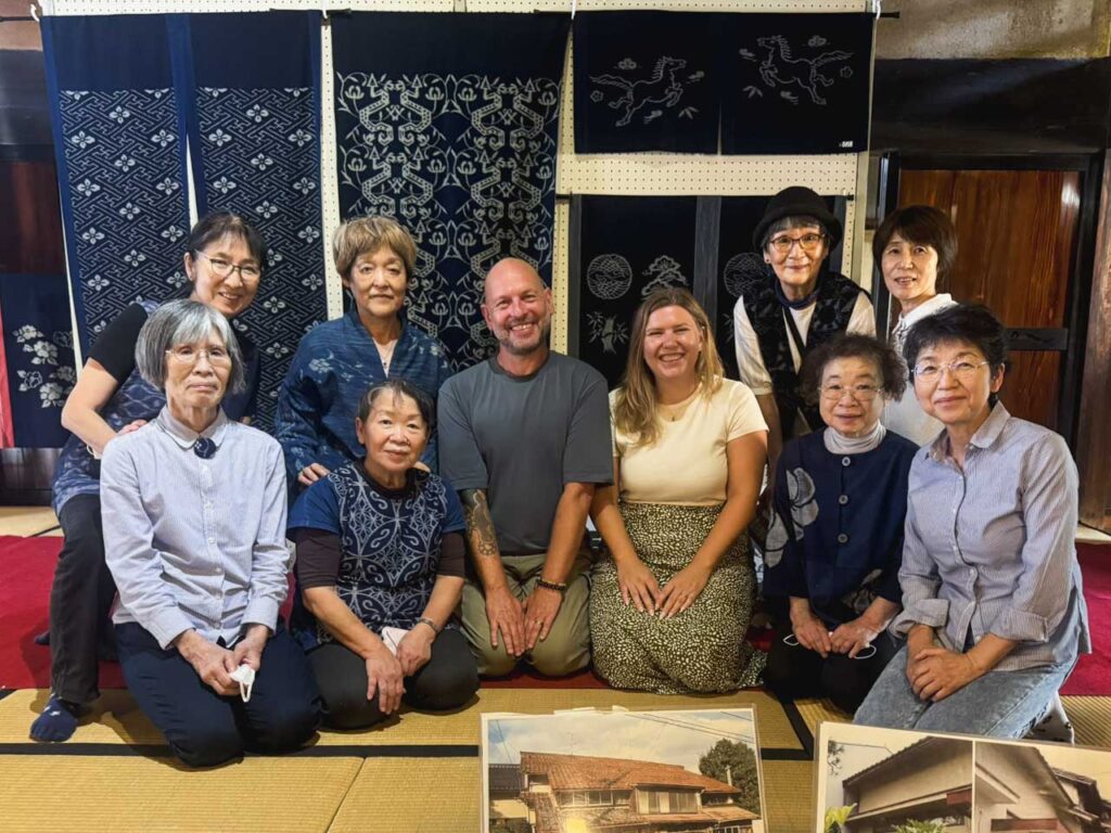 Meeting the ladies at Makita Family Residence