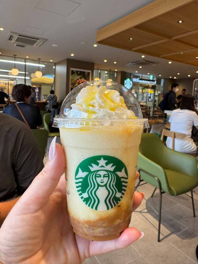 Pear shake at Tottori Starbucks