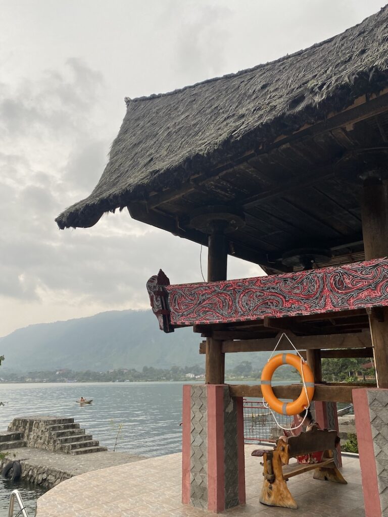 Tabo Cottages beside Lake Toba on Samosir Island