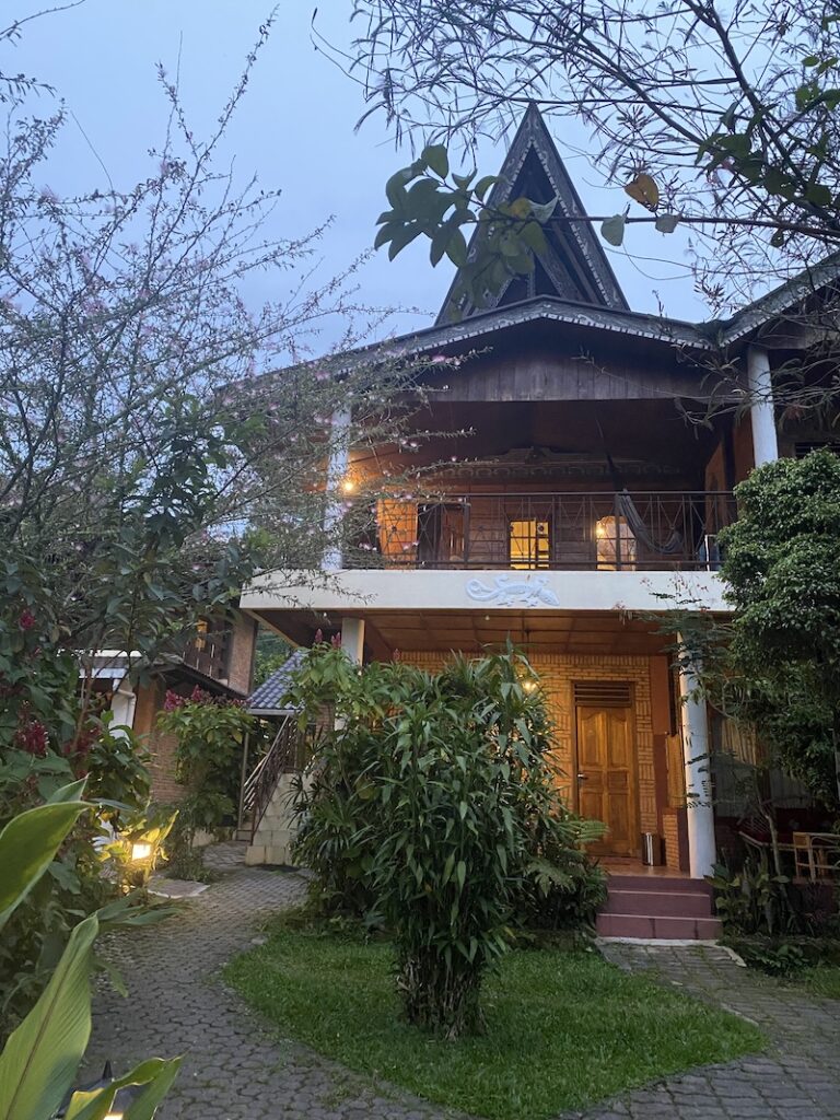 Tabo Cottages beside Lake Toba on Samosir Island
