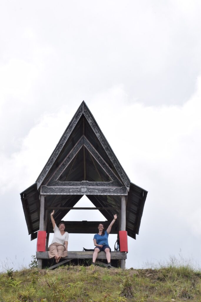 Traditional Batak architecture on Samosir Island
