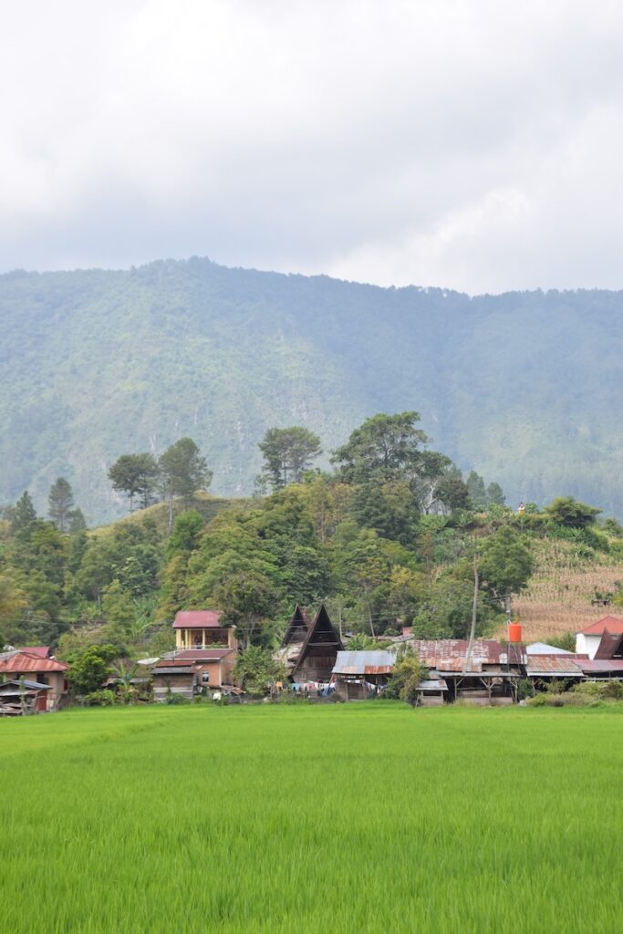 Exploring the countryside on Samosir Island