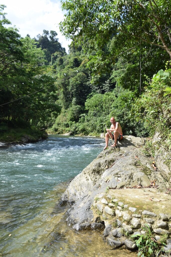 River going through Bukit Lawang