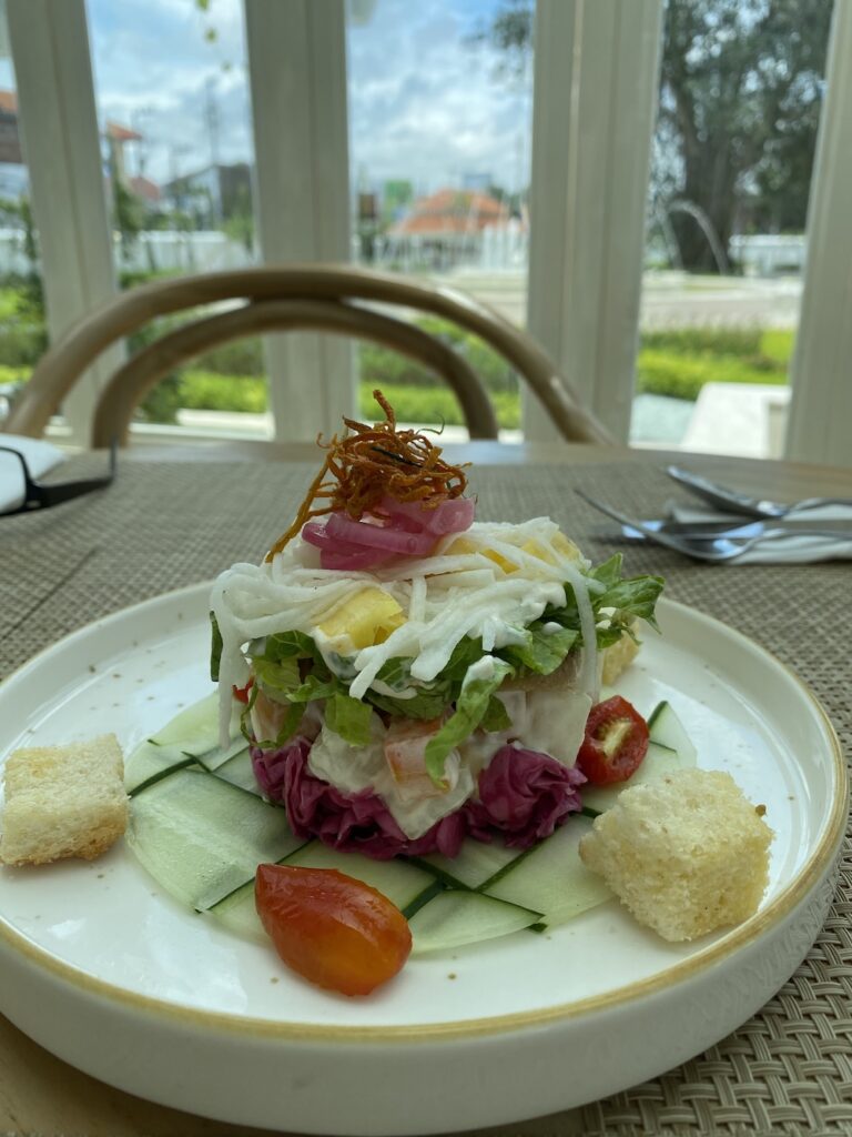 Traditional Javanese food at Pracimasana Mangkunegaran