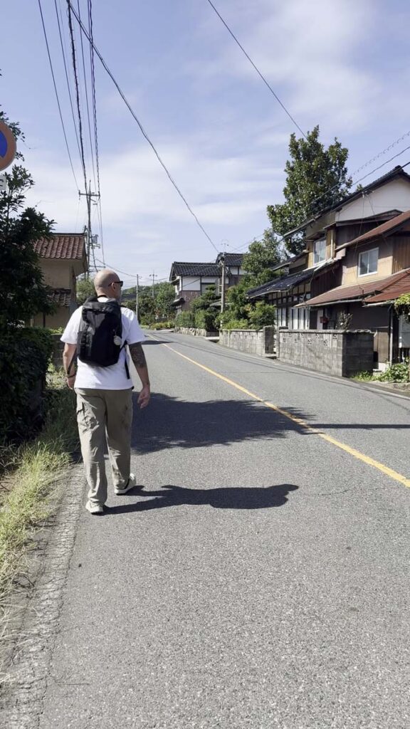 Walking from Kurayoshi City Hall Sekigane Branch to Yamamori Station
