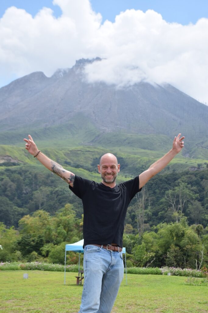North Sumatra volcano views