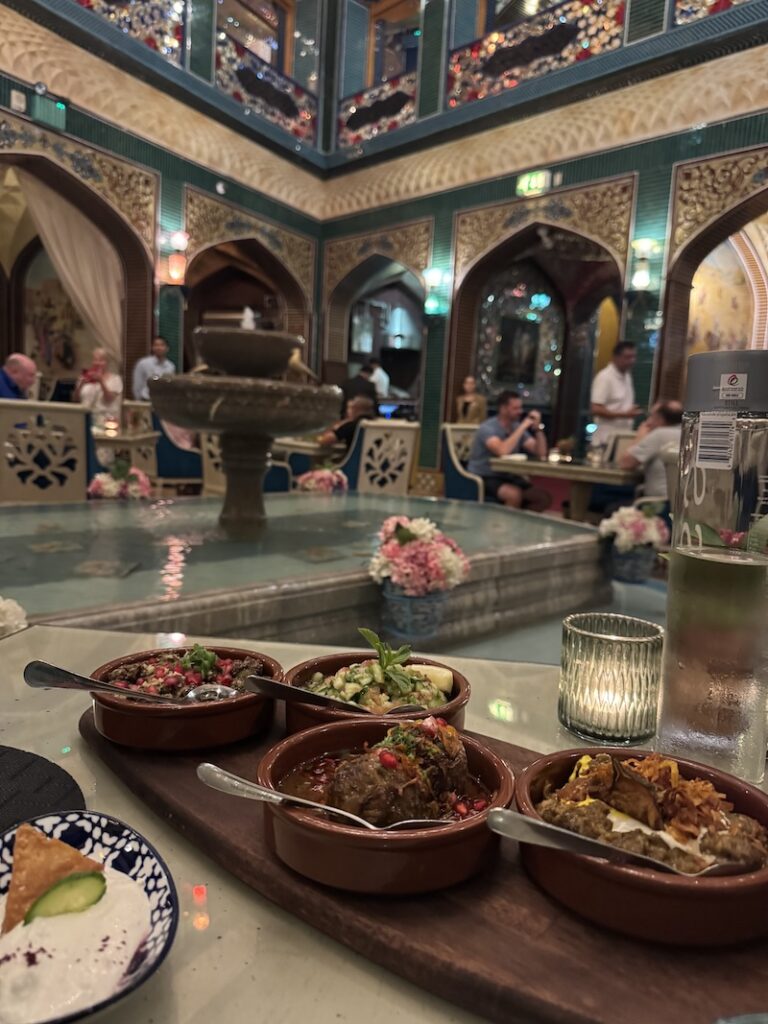 Persian dishes served at Parisa restaurant in Souq Waqif