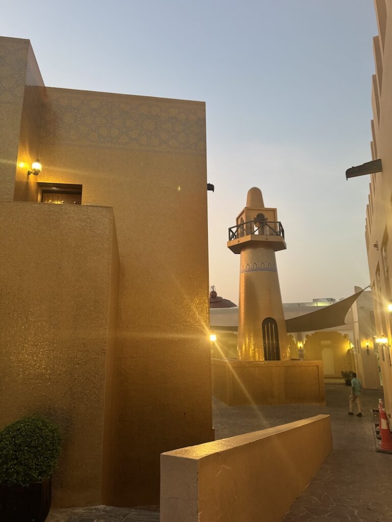 Gold Mosque at Katara Cultural Village in Doha