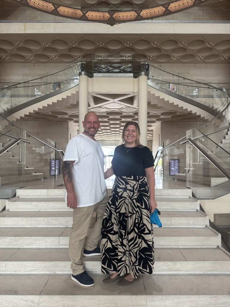 Museum of Islamic Art in Doha during our Qatar stopover