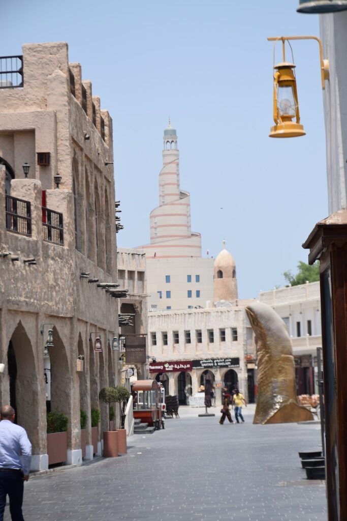 Traditional shops and restaurants in Souq Waqif, Doha