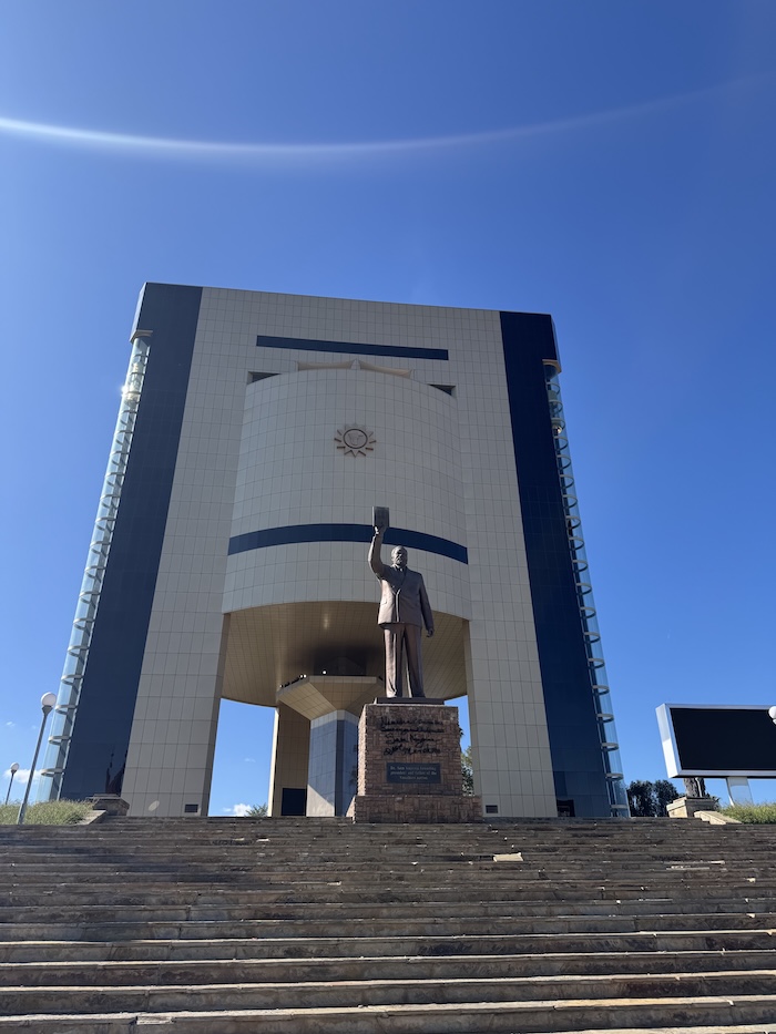 Independence Memorial Museum in central Windhoek, Namibia