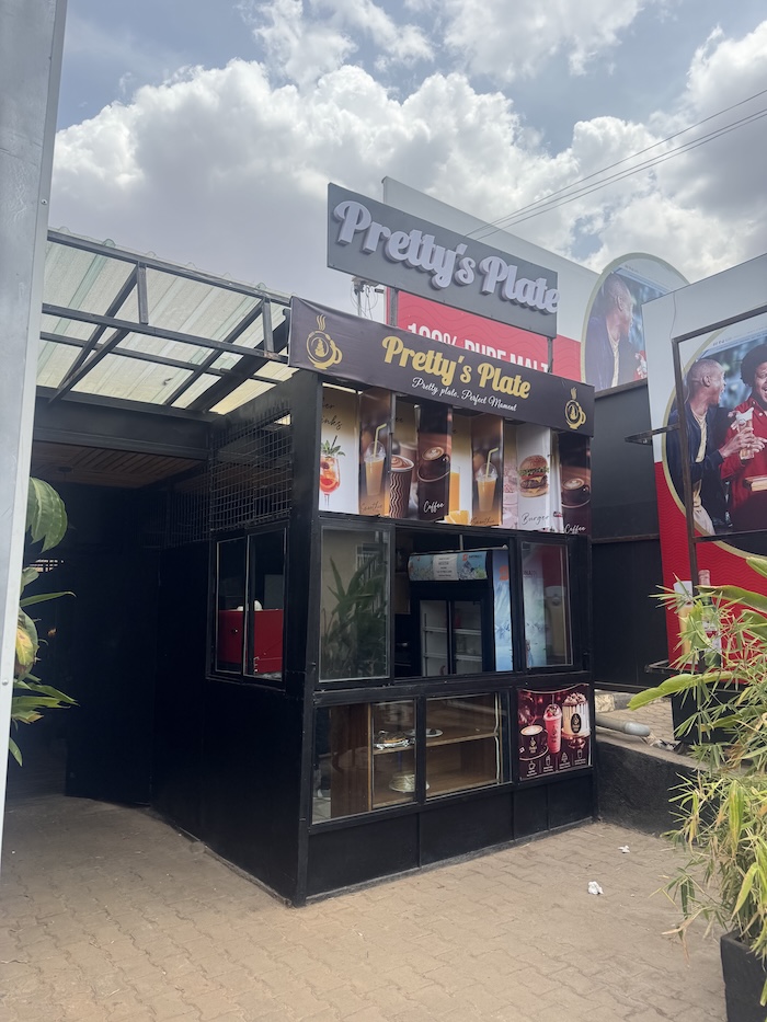 Cafe in Amahoro area, Kigali