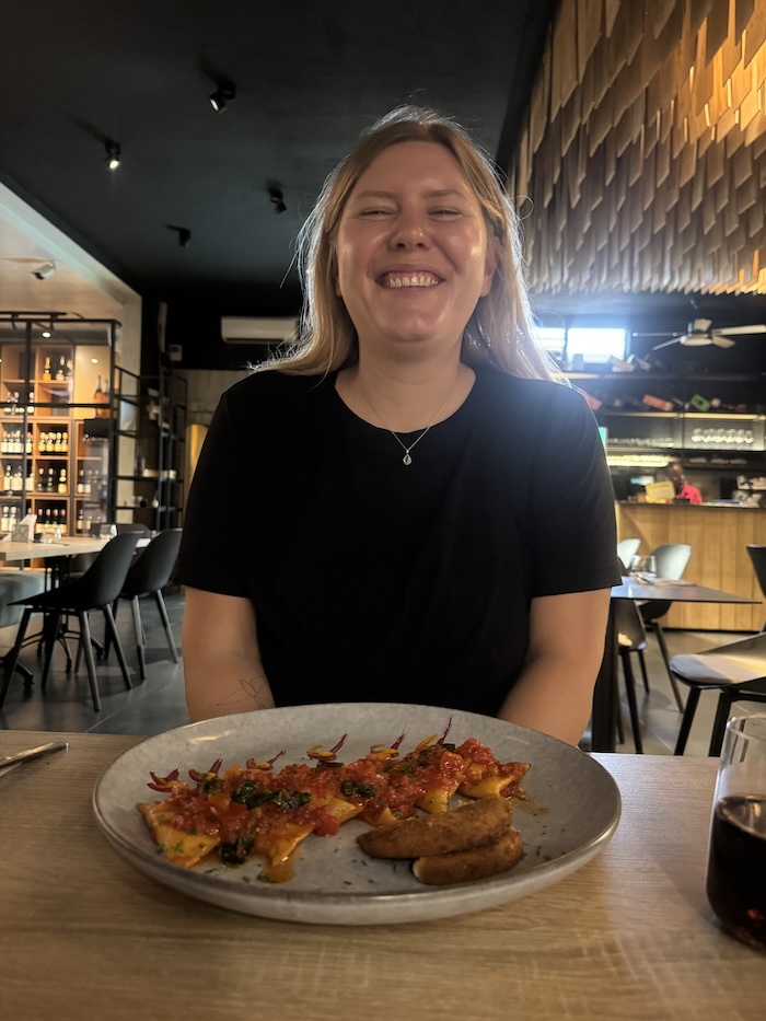 Italian food at Bastsa & Pasta, Kigali