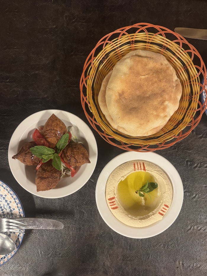 Syrian food at Damasquino in Kigali