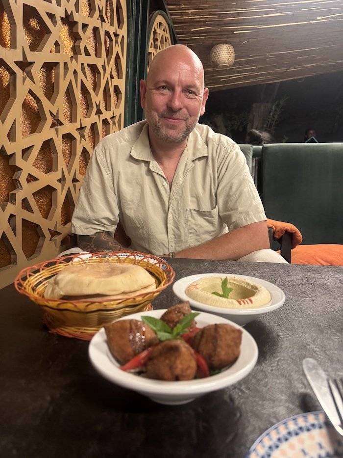 Syrian food at Damasquino in Kigali