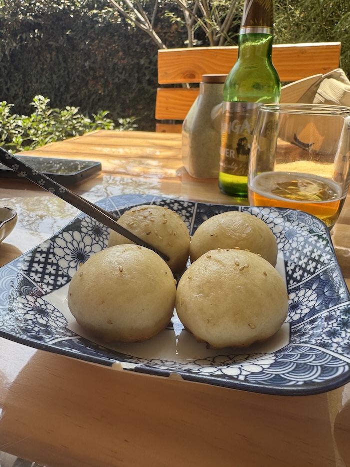 Chinese food at EyaMya restaurant in Kigali