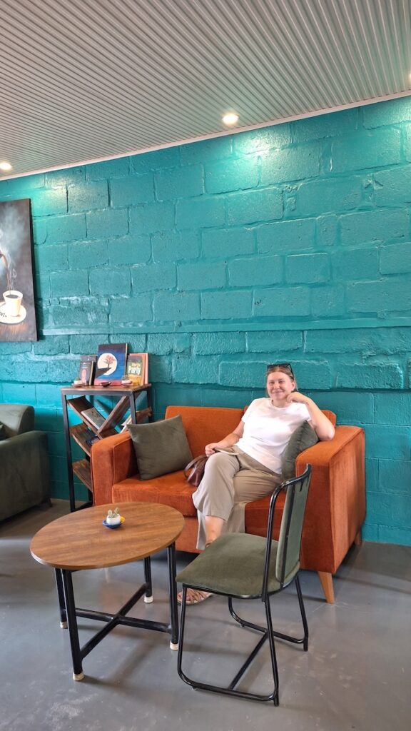 Interior of Fenans Café in Kigali