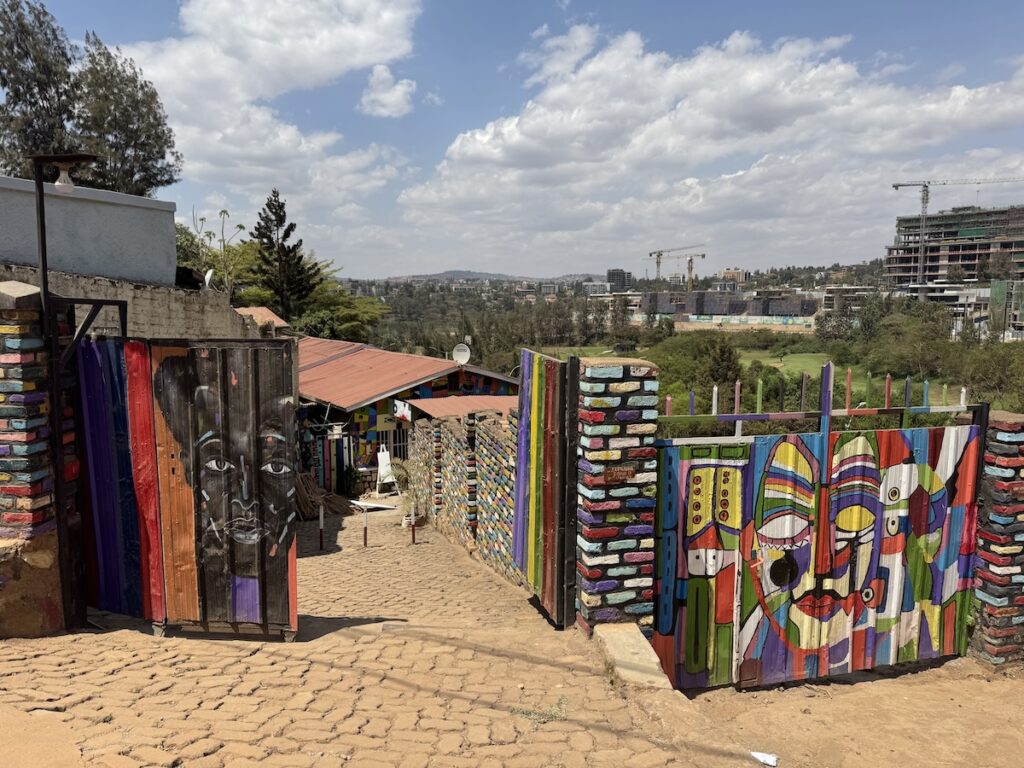 Entrance to Ishyuka Arts in Kacyiru, Kigali