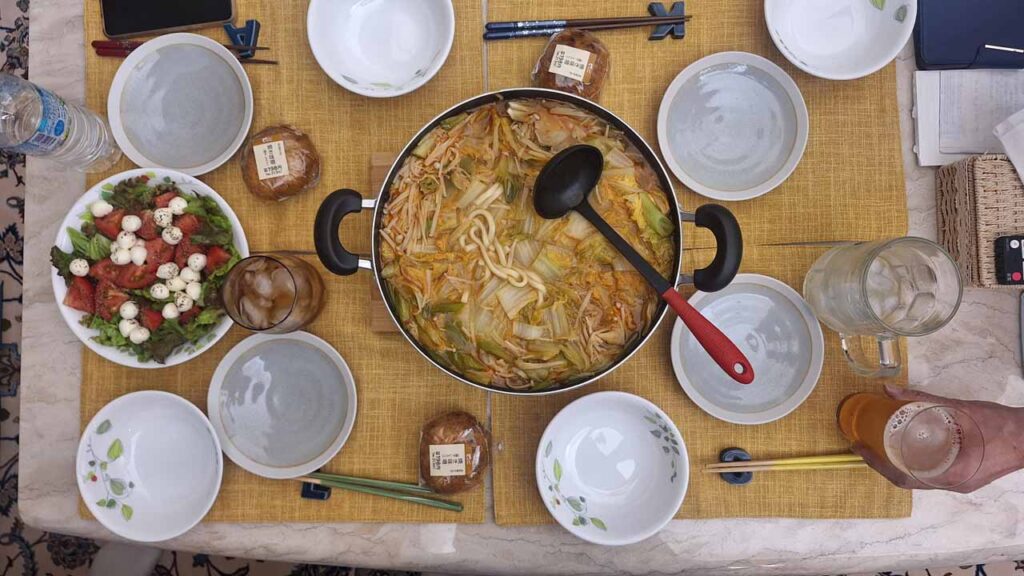 Home dinner hotpot