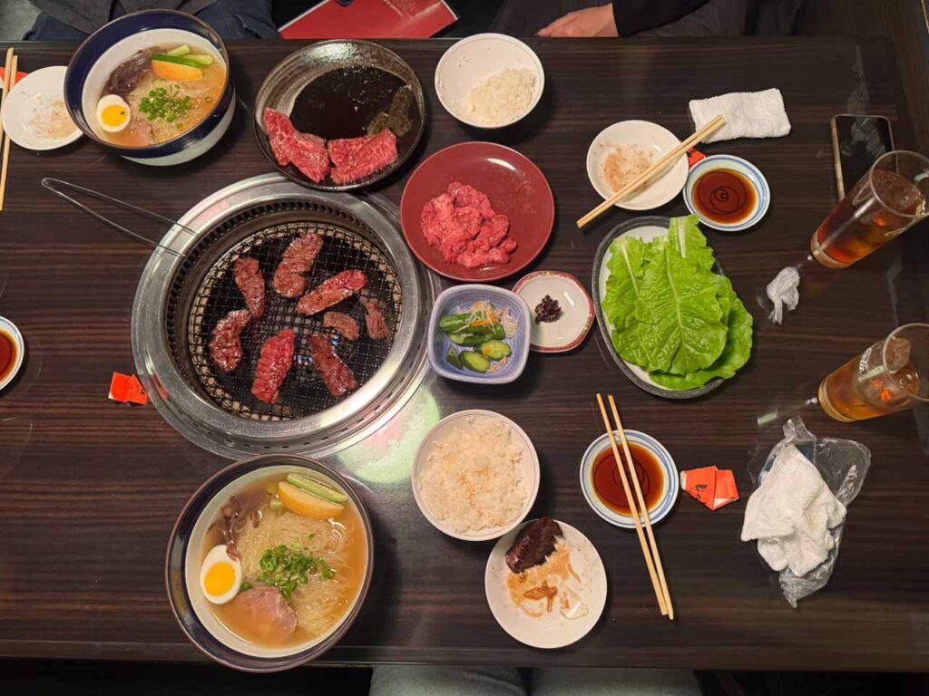 Friday night at Yakiniku Jajamaru Matsumori