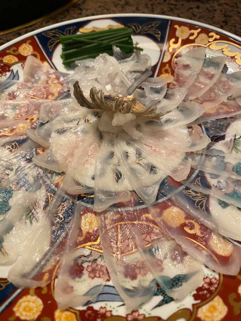 Fugu at Kappou Tempura Santaro