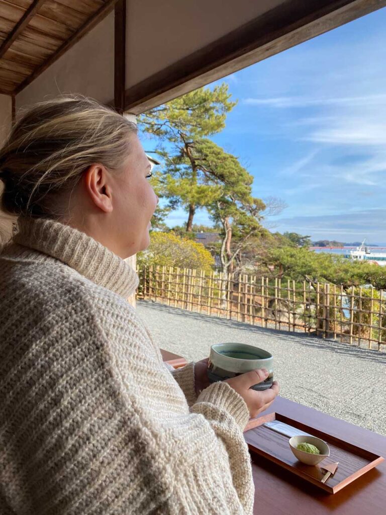 Drink Matcha at Kanrantei Tea House