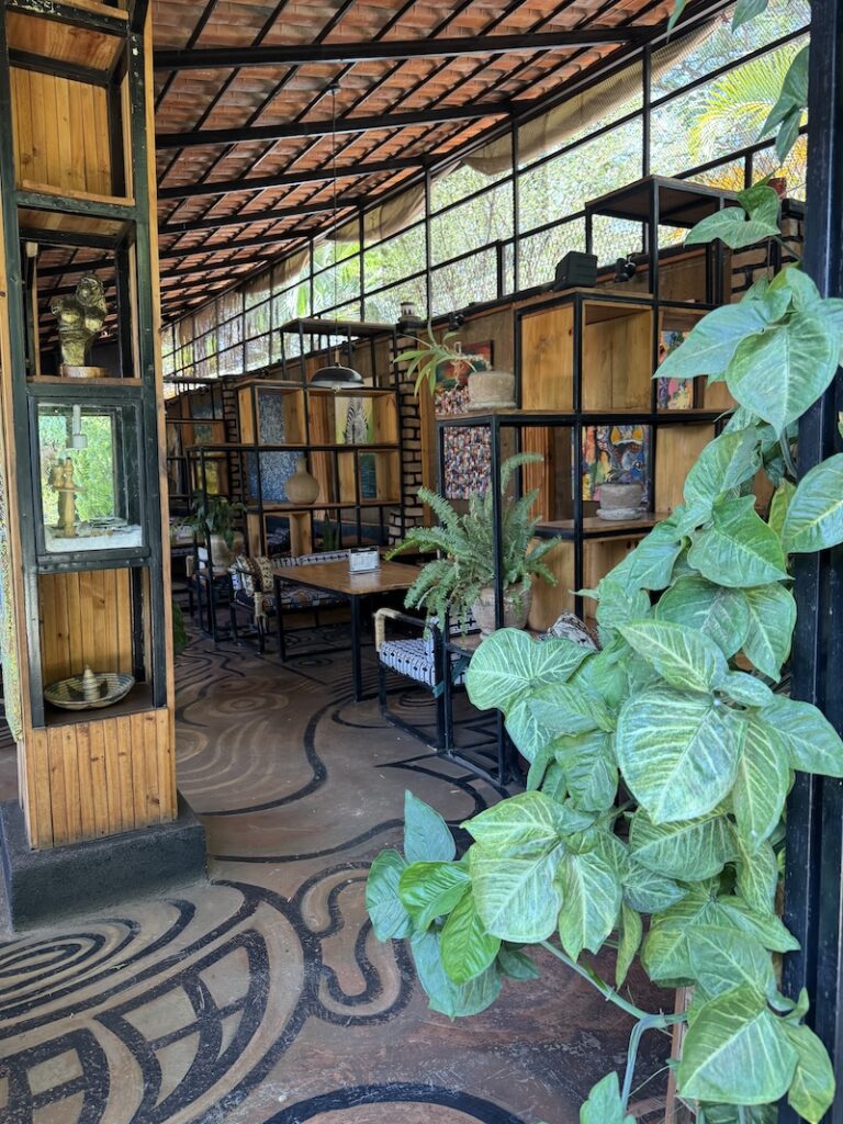 Cafe at Niyo Arts Center in Kacyiru, Kigali