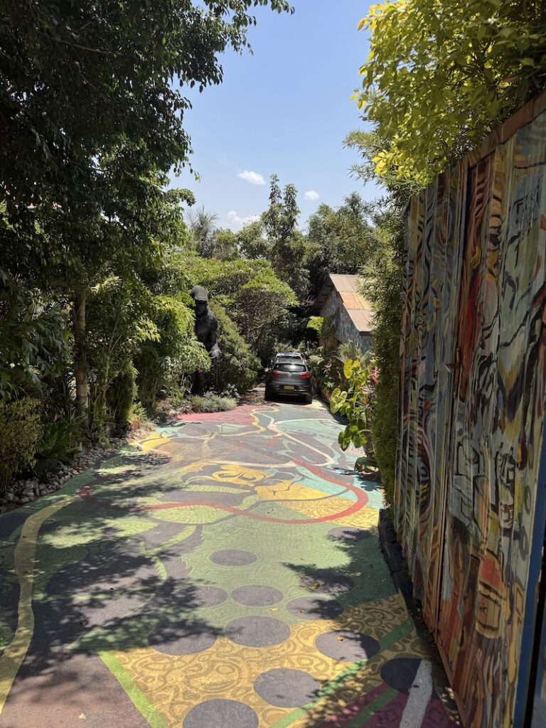 Entrance to Niyo Arts Center in Kacyiru, Kigali